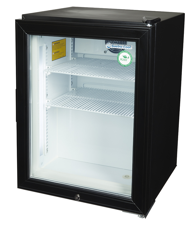 [542200] Freezer small with glass door - POS - for ice cream - black - GCGW50