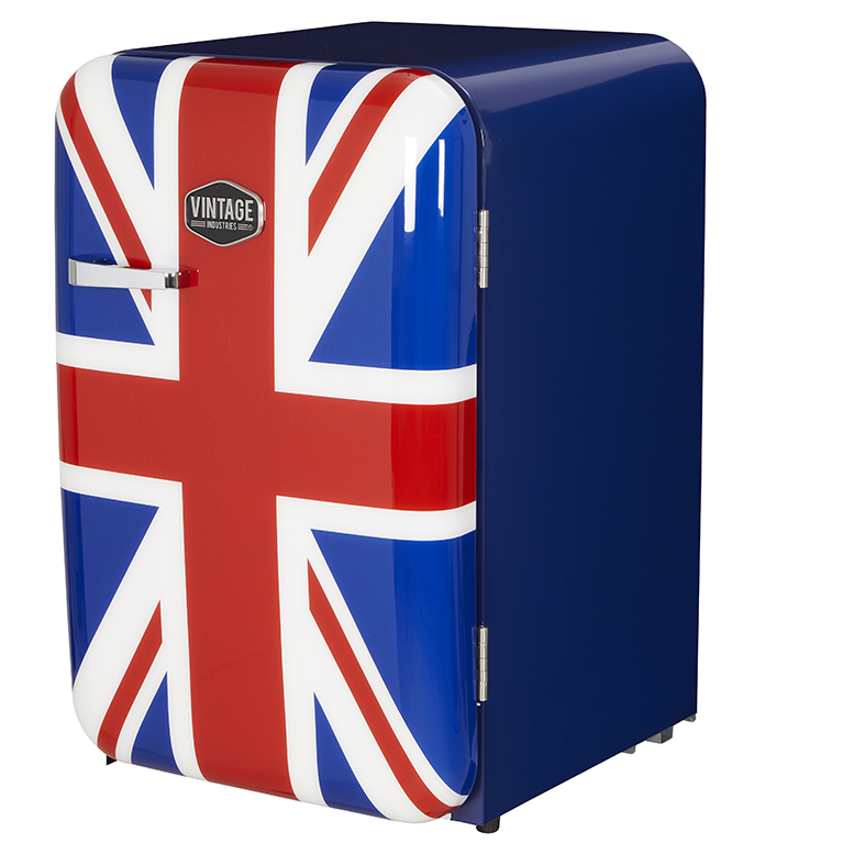 Retro Kühlschrank Kingston Union Jack - UK Design - VIRC160