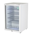 Flaschenkühlschrank mit Glastür - weiß - GCGD155